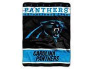 Carolina Panthers 60 x80 Royal Plush Raschel Throw Blanket 12th Man Design