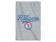 Texas Rangers 54 x84 Sweatshirt Blanket Script Design