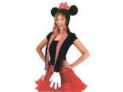 Morris Costumes Halloween Party Minnie Hoodie Scarf