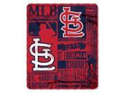 St. Louis Cardinals 50x60 Fleece Blanket Strength Design