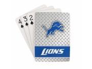 Detroit Lions Playing Cards Diamond Plate