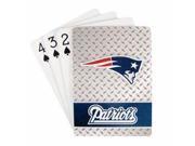 New England Patriots Playing Cards Diamond Plate