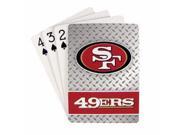 San Francisco 49ers Playing Cards Diamond Plate