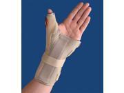 Carpal Tunnel Brace w Thumb Spica Right Beige Medium