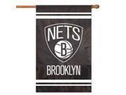 New Jersey Nets NBA Applique Banner Flag 44x28