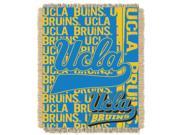 UCLA College 48x60 Triple Woven Jacquard Throw Double Play Series