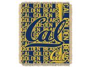 California Berkeley College 48x60 Triple Woven Jacquard Throw Double Play Series