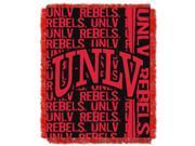UNLV College 48x60 Triple Woven Jacquard Throw Double Play Series