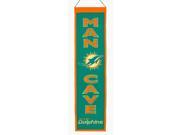 Winning Streaks Sports 49171 Miami Dolphins Man Cave Banner