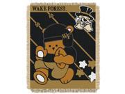 Wake Forest College Baby 36x46 Triple Woven Jacquard Throw Fullback Series