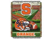 Syracuse College Home Field Advantage 48x60 Tapestry Throw