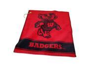 Wisconsin Badgers NCAA Woven Golf Towel