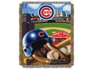 Cubs Home Field Advantage 48x60 Tapestry Throw