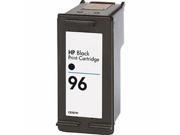 2 Pack of New BLACK Ink for HP C8767W HP 96 Officejet 7210 7410 7408 7310