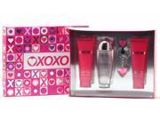 XOXO 3 Piece Fragrance Gift Set for Women plus Heart Shaped Keychain