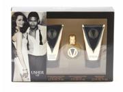 Authentic VIP by USHER 3 Piece Gift Set for Men with Eau De Toilette EDT Spray After Shave Soother Shower Gel
