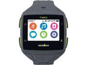 Timex Men TW5K89000 Ironman One GPS+ Smartwatch Fitness Tracker Gray/Lime Green