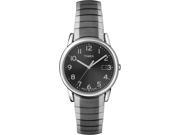 Timex Men s Elevated Classic Gunmetal Case Expansion Band Dress Watch T2N949
