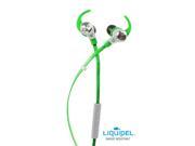 DinoTwin T2 s Premium Wireless Sport Ear Bluetooth Earbuds Liquipel Moisture Protection Comply SPORT No Slip Foam Tips Included Green