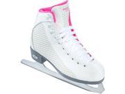 Riedell 13 Sparkle Figure Skates With GR4 Blade Girls Pink