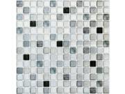 BeausTile Decorative Adhesive Faux Tile Sheets 12.2 in x 12.2 in 4pcs Monochrome