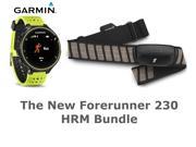 Garmin Forerunner 230 Bundle GPS Watch HRM Heart Rate Monitor Yellow Black Bundle Running Sport New