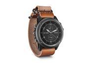 Garmin fenix 3 Sapphire Multisport Training GPS Watch Gray with Leather Band
