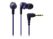 Audio technica ATH CK323M PL In Ear Earphones headphones ATHCK323M Purple