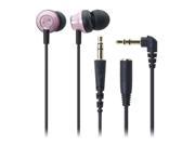 Audio technica ATH CKM33 PK In Ear Headphones Dynamic Sound ATHCKM33 Pink