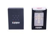 Zippo TRIBAL CROSS 1 Black Lighter Made in USA GENUINE and ORIGINAL Packing