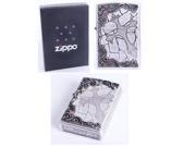Zippo Antique Cross Emblem Nickel Made in USA GENUINE and ORIGINAL Packing