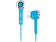 Coby CV E101BL Stereo Earbuds with Mic Headphones CVE101 Blue