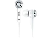 Coby CV E101WH Stereo Earbuds with Mic Headphones CVE101 White