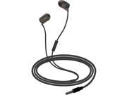 Coby CV E112BK Simply Sound Stereo Earbuds with Mic Headphones CVE112 Black