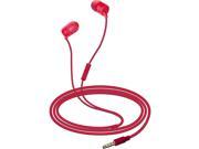 Coby CV E112PK Simply Sound Stereo Earbuds with Mic Headphones CVE112 Pink
