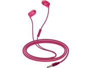 Coby CV E112RD Simply Sound Stereo Earbuds with Mic Headphones CVE112 Red