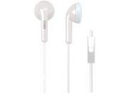 COBY CV E109WH Earbuds with Mic Headphones CVE109 White