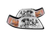 Anzo 121041 Headlights Crystal Chrome Anzo 121041 Headlights Crystal Chrome