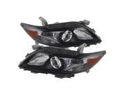 Black Amber Projector Headlights - Spyder Auto Black Amber Projector Headlights - Spyder Auto