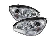 Chrome Clear Projector Headlights Spyder Auto