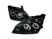 Black CCFL Halo Headlights Spec D