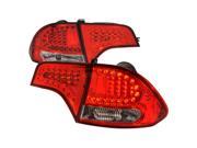 Red Chrome LED Taillights Spec D