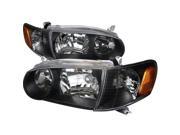 Chrome Clear Euro Headlights Spec D