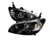 Black Halo Projector Headlights - Spec-D Black Halo Projector Headlights - Spec-D