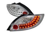 Chrome/Clear LED Taillights - Spec-D Chrome/Clear LED Taillights - Spec-D