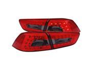 Red Smoke LED Taillights Anzo