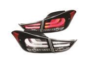 Black LED Taillights Anzo
