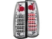 Chrome Clear LED Taillights Anzo