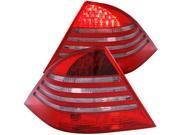 Red Smoke LED Taillights - Anzo Red Smoke LED Taillights - Anzo