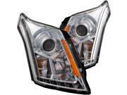 Chrome/Clear Projector Headlights - Anzo Chrome/Clear Projector Headlights - Anzo
